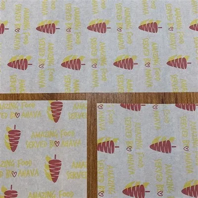 کاغذ روغنی با لوگو